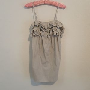 XS J. Crew khaki mini sundress